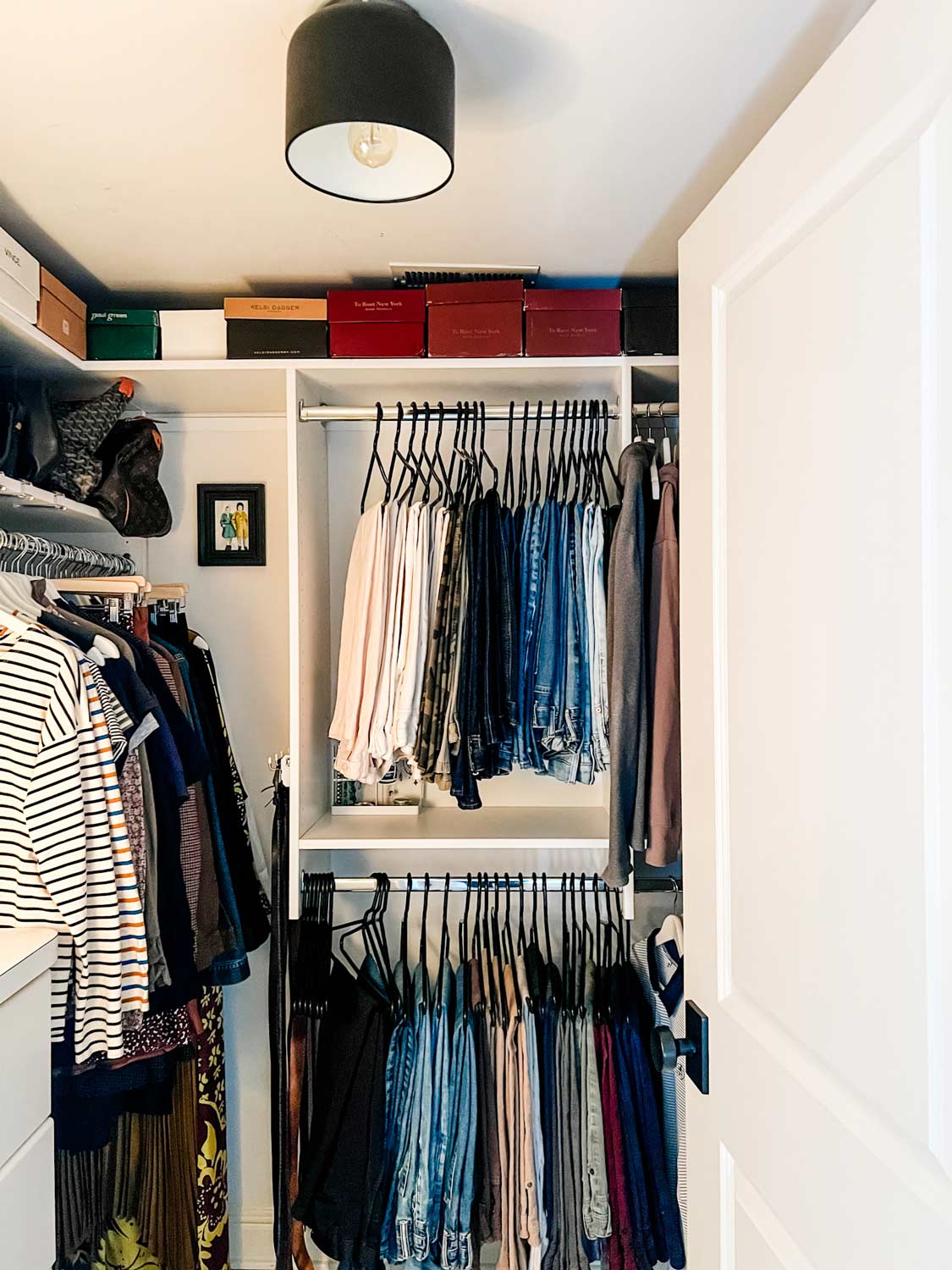Crowded Closet Space - Keep Only Clothes You Wear