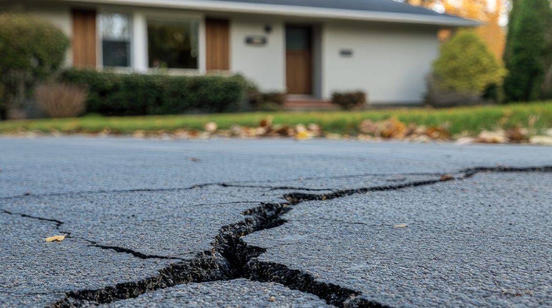 Cracked Driveway Areas - Repair Damage Before Winter Worsens